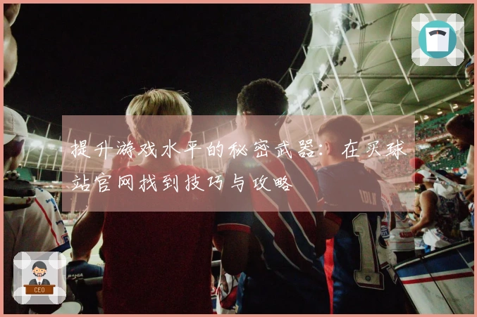提升游戏水平的秘密武器：在买球站官网找到技巧与攻略